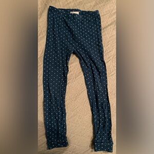 Baby Gap- toddlers- 5 years- blue and white polka dot leggings